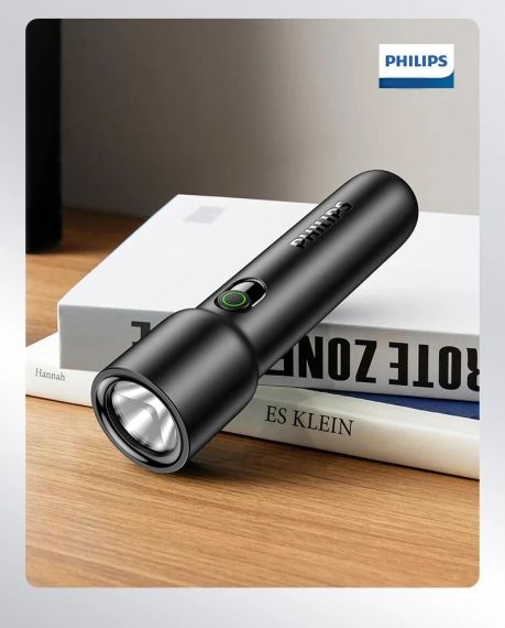 Тактичний міні-ліхтар Philips SFL1235 — EDC, USB, потужний кишеньковий | Зображення 1