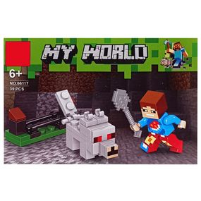 Конструктор детский "Minecraft" 66117-4, 38 деталей