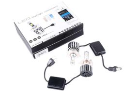 Лампы диодные автомобильные H4   (пара)   (12V 3600 LUMENS, четыре кристалла)   (аналог ксенона)   IZEN