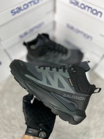 Кросівки зимові  Salomon Elixir Activ Fur Black Grey Хутро А4782 41 26