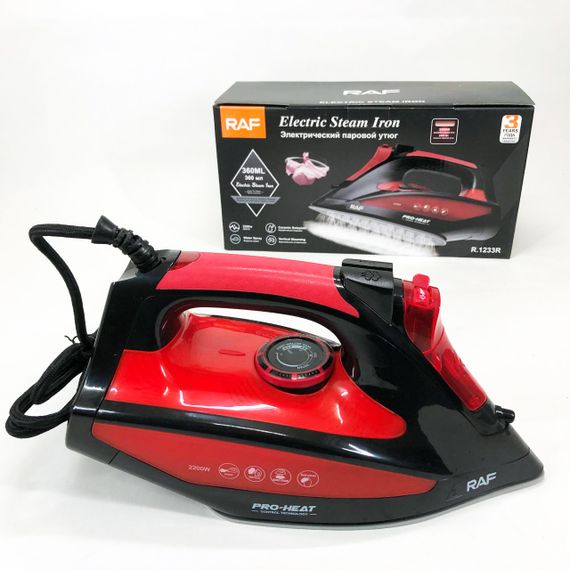 Эффективный утюг для одежды RAF, Утюг паровой для деликатной глажки Керамический глажки YD-18 | Зображення 7