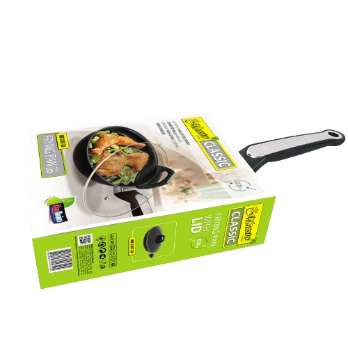 Сковорідка d28см скляна кришка а/п Quan Tanium MR-1207-28 Maestro | Зображення 4