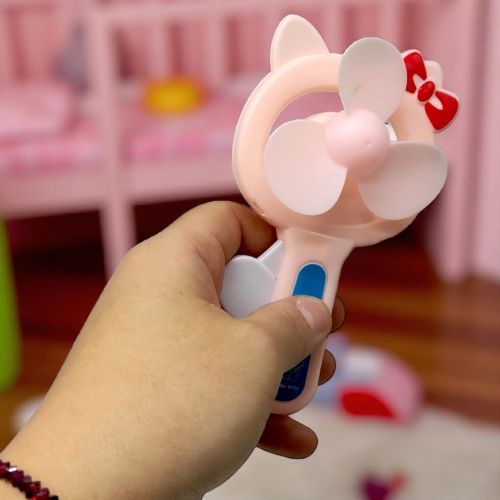 Вентилятор механічний ручний "Hello Kitty" | Зображення 1