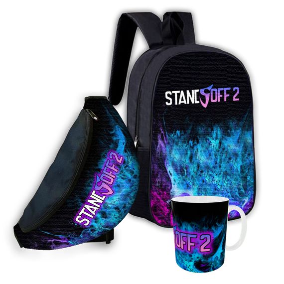 Набор детский стендофф "Standoff2" рюкзак,сумка-бананка,кружка (00706)