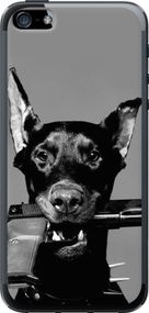 Чехол на iPhone 5s Доберман "2745u-21-17620"