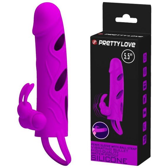 Насадка з вібрацією "Pretty Love" BI-026216-1 Sex Aura