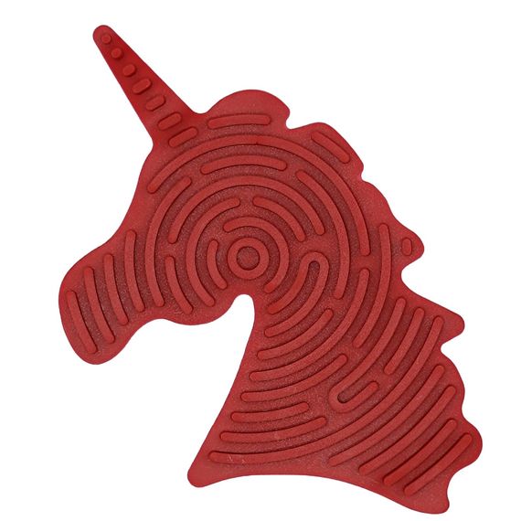 Дитяча розвиваюча дошка для сенсорної активності "Єдиноріг" GS0108 двостороння Червоний