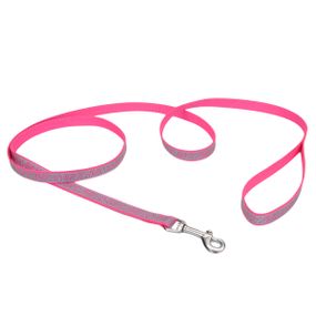 Повідець світловідбивний для собак Coastal Lazer Brite Reflective Leash, 1.2 м х 1.6 см, рожевий