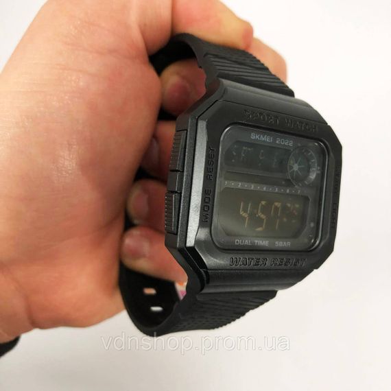 Часы армейские оригинал SKMEI, Мужские круглые спортивные часы Полевые для армии WA-17 | Зображення 6
