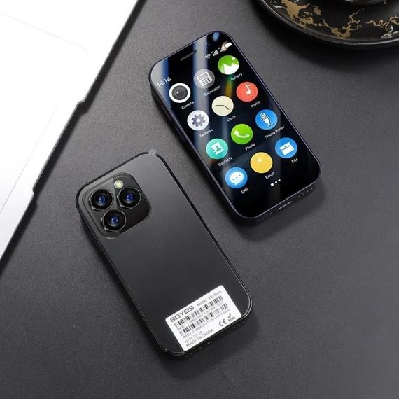 Маленький мобільний смартфон сенсорний Soyes XS 15 Black | Зображення 2