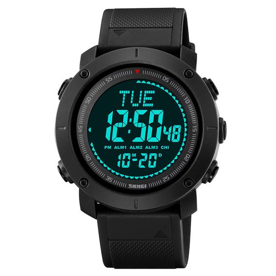 Skmei 2095BK Black Compass | Зображення 1