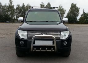 Кенгурятник QT006 (нерж.) 51 мм для Mitsubishi Pajero Wagon III