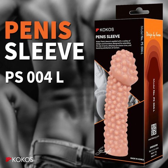 Насадка на член Kokos Penis Sleeve PS 004 L Sex Aura | Зображення 3