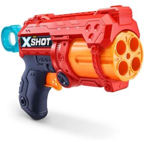 Игрушечное оружие Zuru X-Shot Red Быстрострельный бластер EXCEL FURY 4 (16 патронов) (36377R)