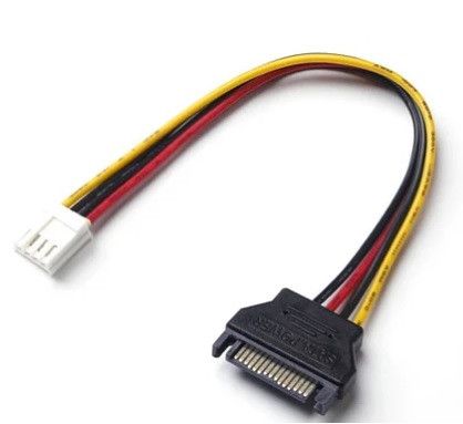 Переходник питания SATA=>4pin(малый), 0.2m | Зображення 1