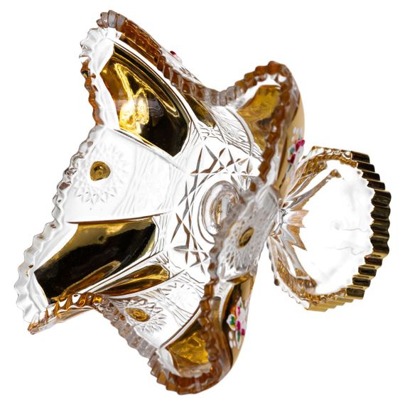 Цукерниця скляна Crystal 12 см Yiwu HP-34-139 | Зображення 2