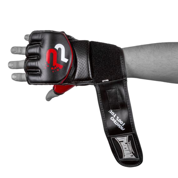 Рукавиці для MMA PowerPlay 3093 Чорні XL | Зображення 3