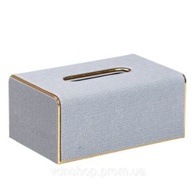 Салфетница на стол текстильная 21 х 13.5 х 9 см Серый HP9806G