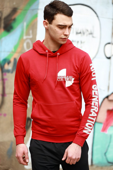 Худи Версачи красный S M