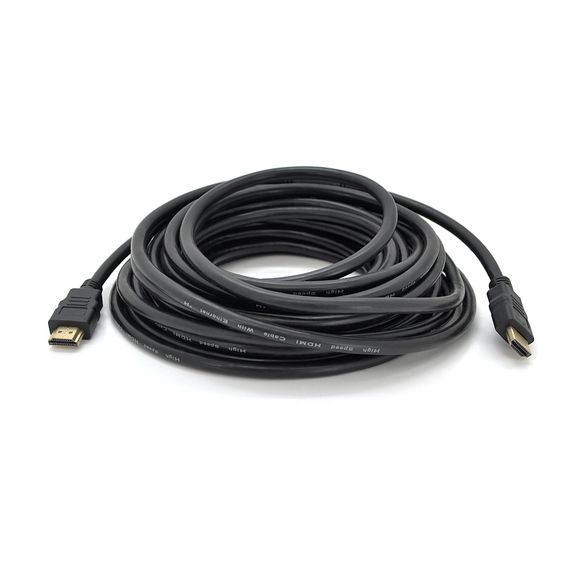 Кабель Premium Ritar PL-HD94 HDMI-HDMI Ultra HD 1080P, 20.0m, v1,4, OD-8.0mm, з фільтром, круглий Black, коннектор Gold, Box, Q20