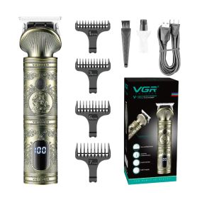 Тример для стрижки з LED-дисплеєм VGR V-962