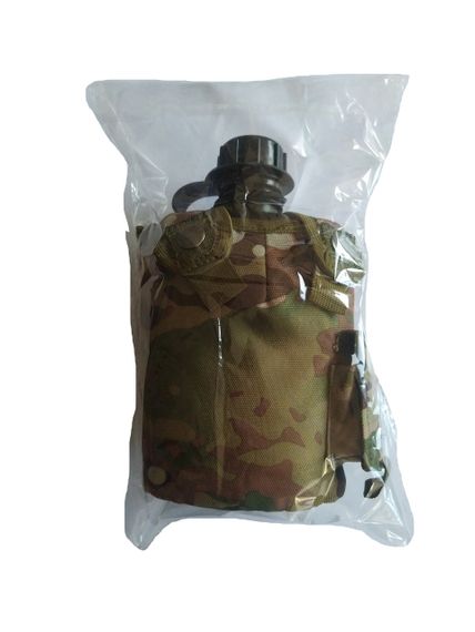 Фляга пластикова М&М 1000 мл Чорна в чохлі Мультикам (213570) | Зображення 4