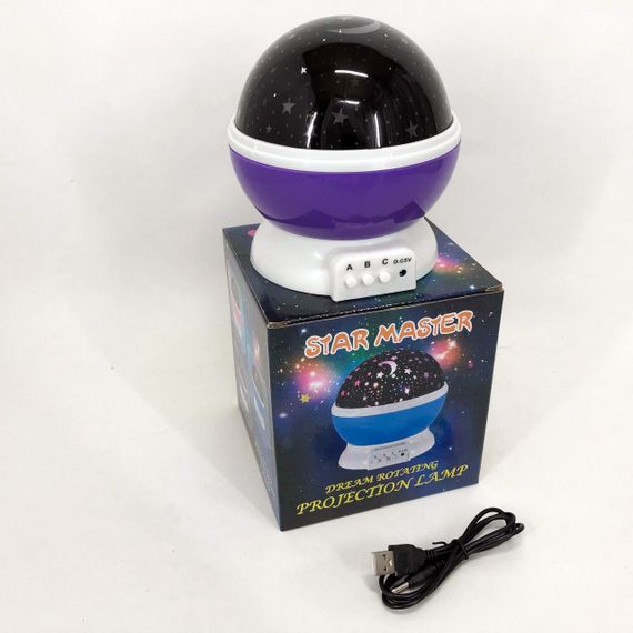 Проектор звездного неба домашний Star Master Big | Проектор небо | Ночник проектор GI-974 звездное небо | Зображення 6