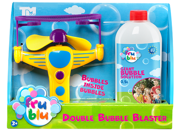 Мильні бульбашки Бластер Подвійний з розчином 0.5 л. FRU BLU | Зображення 5