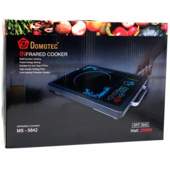 Електроплита інфрачервона Domotec MS-5842 2000 Вт | Зображення 3