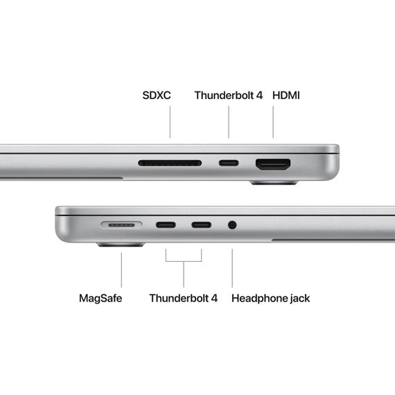 Ноутбук Apple MacBook Pro 14 A2992 M3 Pro Silver (MRX63UA/A) | Зображення 4