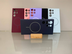 Samsung S24 Ultra MagSafe Протиударный чохол Софт Тач чохол синій