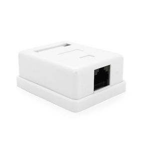 Розетка RITAR UTP 8P8C RJ45 1 порт Cat-6,накладная белая Q300