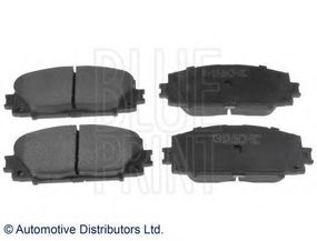 Колодки гальмівні передні дискові Lexus, Toyota (вир-во Blue Print) BLUE PRINT ADT342181 на TOYOTA BELTA седан (ZSP9_, NCP9_)