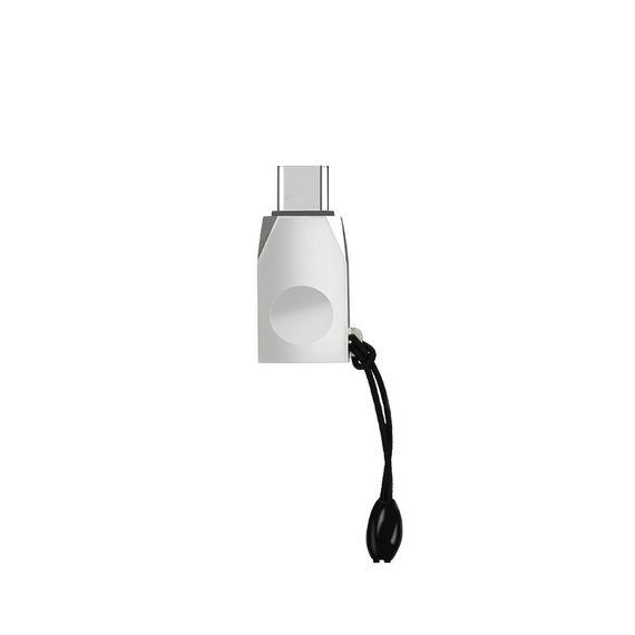 Переходник адаптер Hoco UA9 Type-C на USB OTG Pearl Nickel | Зображення 1
