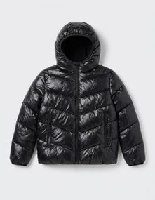 Підліткова стьобана куртка для дівчинки Dunnes Stores 140-146 см Чорна (25101618)
