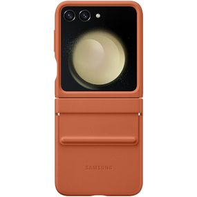 Кожаный чехол Leather Case (AAA) для Samsung Galaxy Z Flip5