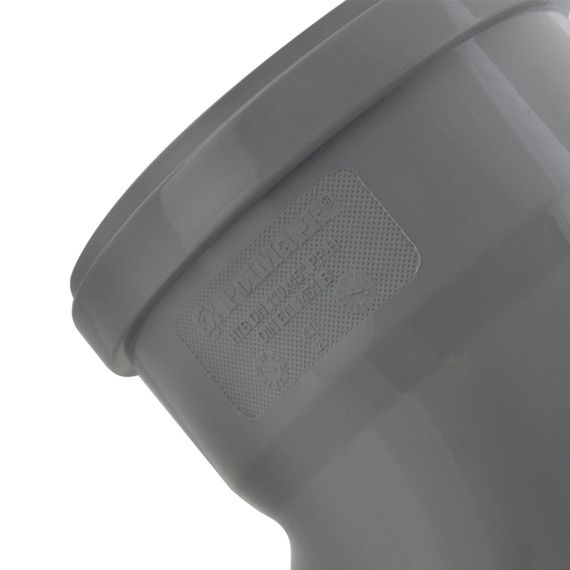 Коліно внутрішнє каналізаційне PolMark ф 110мм x45° | Зображення 2