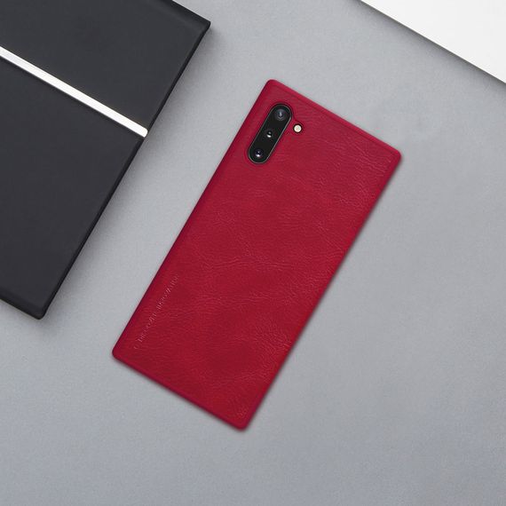 Шкіряний чохол (книжка) Nillkin Qin Series для Samsung Galaxy Note 10 | Зображення 6