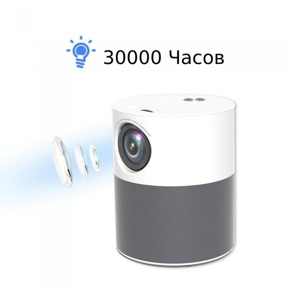 Портативный проектор Full HD(1920*1080) XPRO PANOPLUS XRM (5000 lumen) c внешним  WiFi с Screen Mirroring для офиса, домашнего кинотеатра (P00525_4299) | Зображення 2