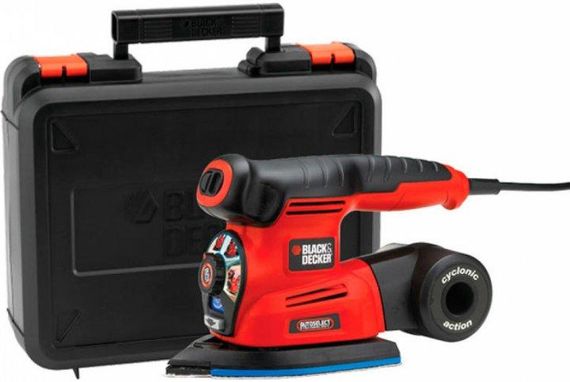 Шліфмашина вібраційна Black&DeckerKA280K 220W багатофункціонал.кейс