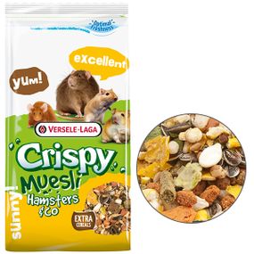 Корм Versele-Laga Crispy Muesli Hamster для хом'яків, щурів та мишей 1 кг
