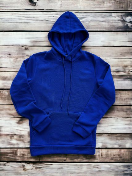 Женский теплый худи толстовка на флисе DA2444 размер 3XL цвет синий