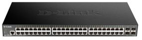 Коммутатор D-Link DGS-1250-52X 48xGE, 4xSFP+, Smart (DGS-1250-52X)