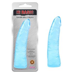 Реалістичний фалоімітатор Chisa Teaser Jelly Dildo, блакитний, 18,6 × 4 см Sex Aura