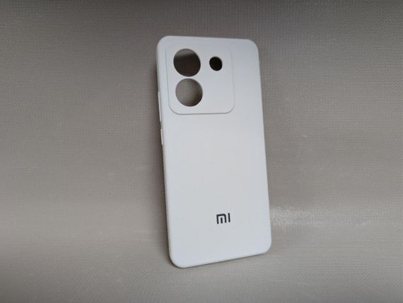 Чохол для Poco M7 Pro / Поко М7 Про, Lakshmi, з логотипом, м'який, протиударний, софт тач, білий