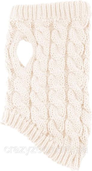 Светр для собак та котів EcoToys White M білий A: 25 см B: 36 см C: 27 см M-7005 | Зображення 4
