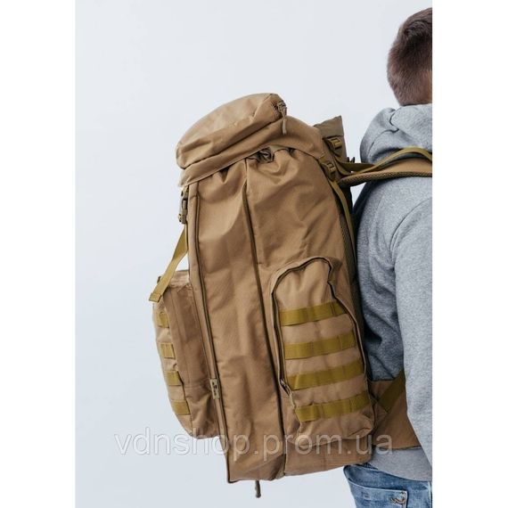 Рюкзак туристичний армійський 70, Армійський мішок ЗСУ для солдата, Кращий туристичний рюкзак JR-75 | Зображення 7