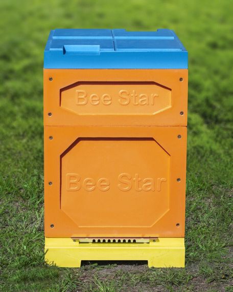 Улей ППУ «BeeStar» 8 рамок Дадан+магазин или 12 Украинских рамок — цветной | Зображення 1