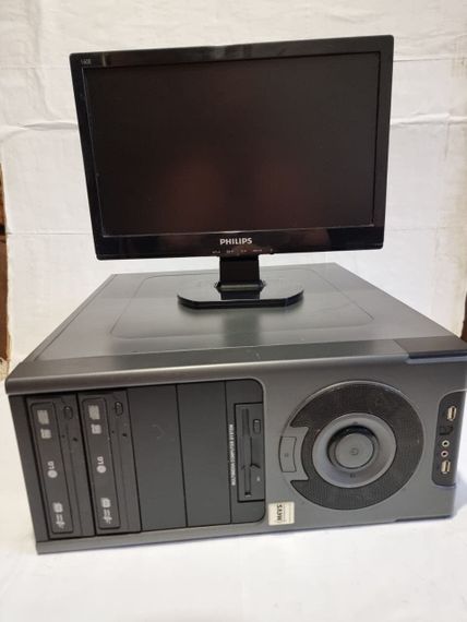 Комплект ПК: KME CX-8062G Tower / AMD Athlon II X2 250 (2 ядра по 3.0 GHz) / 8 GB DDR3 / 250 GB HDD / nVidia  GeForce 7025 Graphics + Монітор Philips 160E/16" (1366x768) TN/1x VGA/VESA 100x100 б/в | Зображення 1