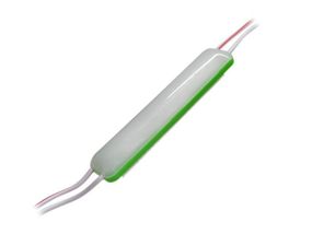 Світлодіодний LED модуль 1 діод COB (75 mm*15 mm) 12 V GREEN